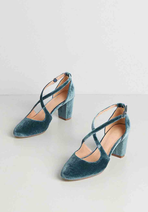 Linger Longer Velvet Heel